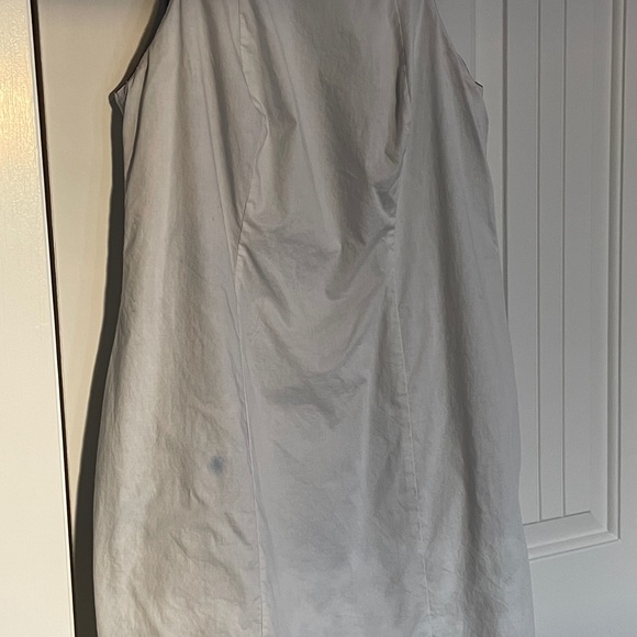 Boden | 'Pixie' Shift Style Navy & White Clover Printed Dress 8R - Picture 8 of 9